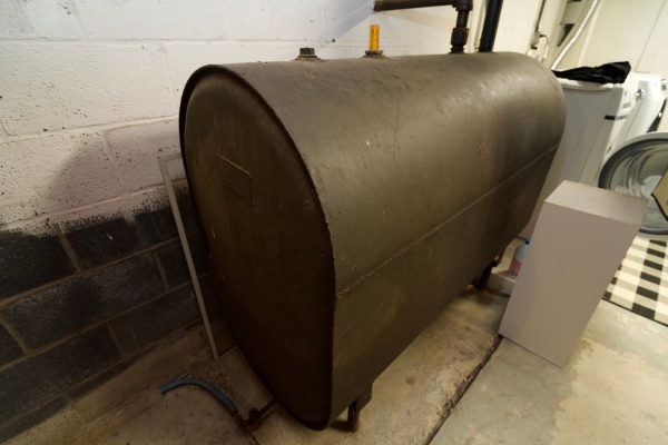 home heating oil tank