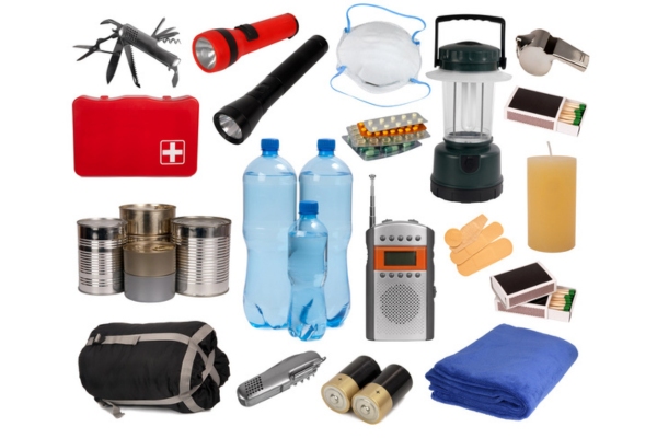 emergency kit depicting Emergency Preparedness and Response