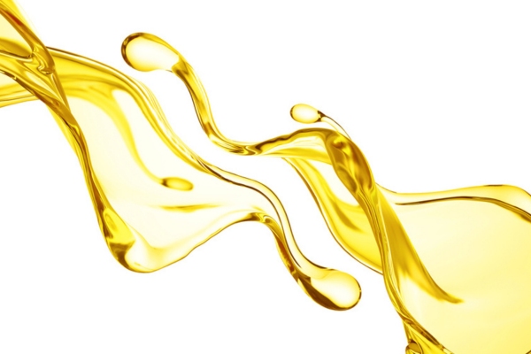 splash of gold liquid depicting fuel refining process