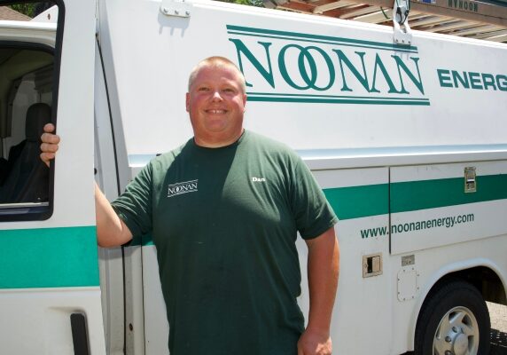 Noonan Energy electrician and service van